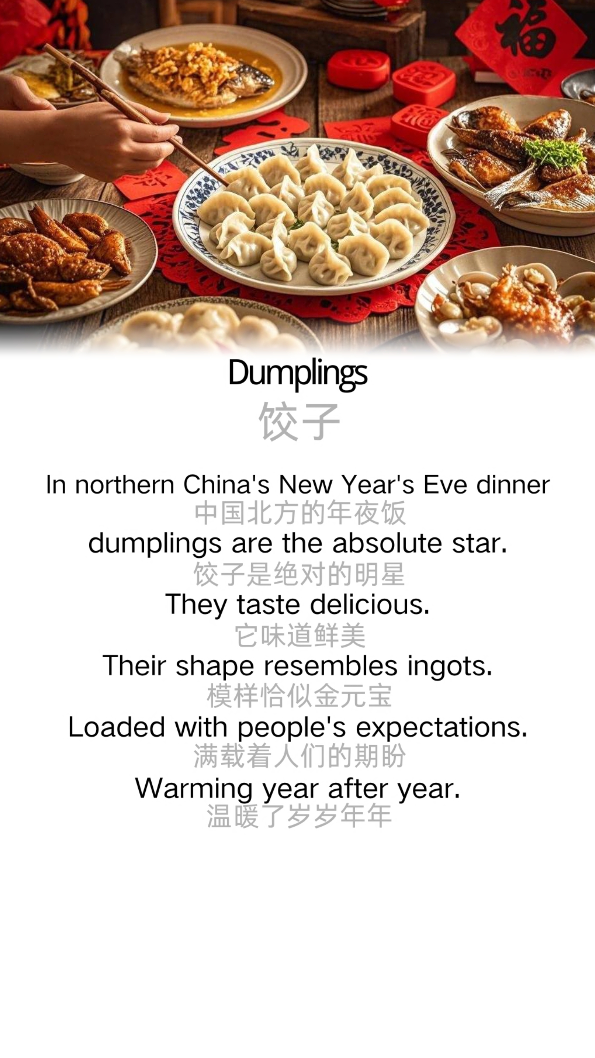 Dumplings 饺子