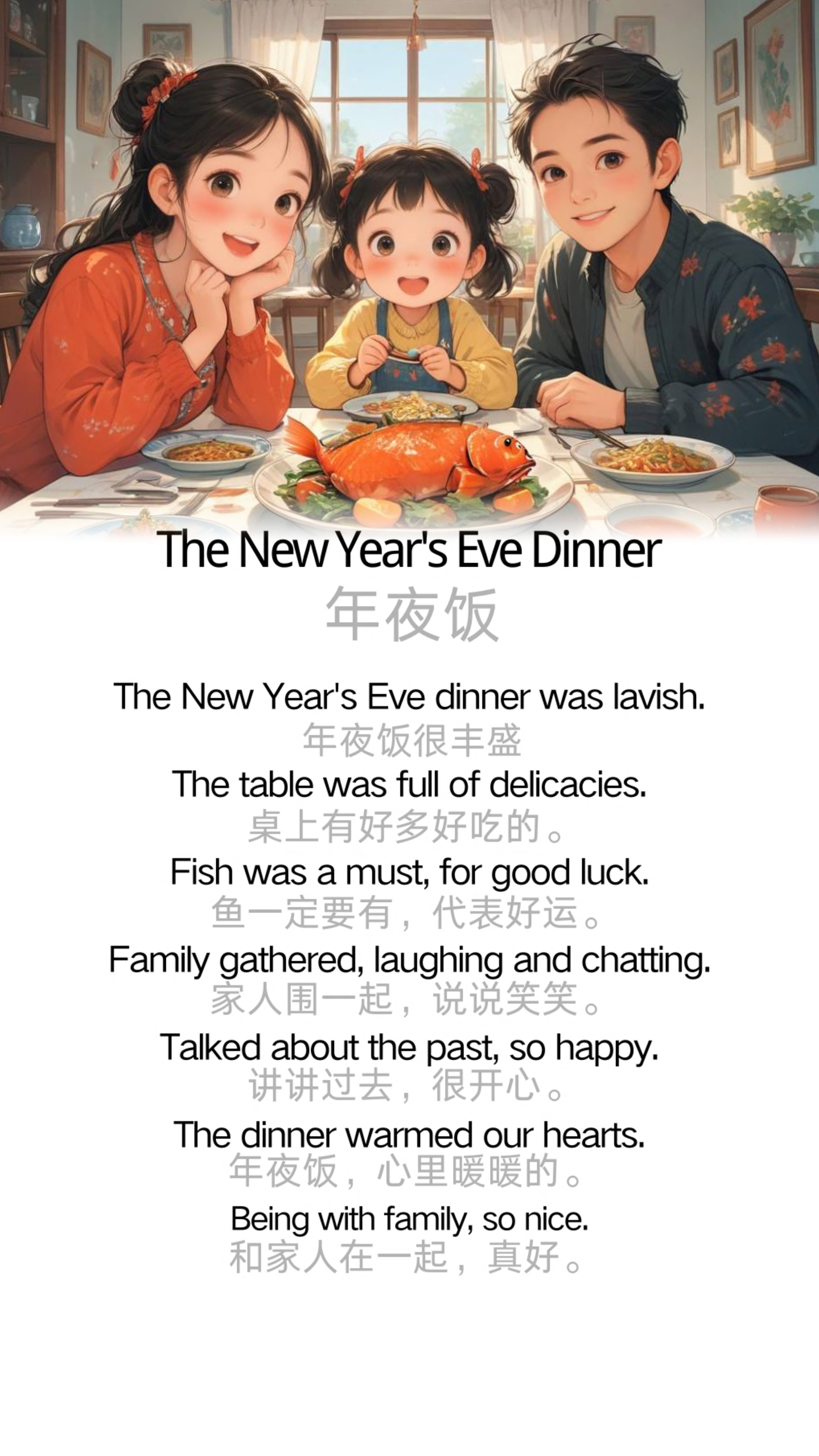 The New Year’s Eve Dinner 年夜饭