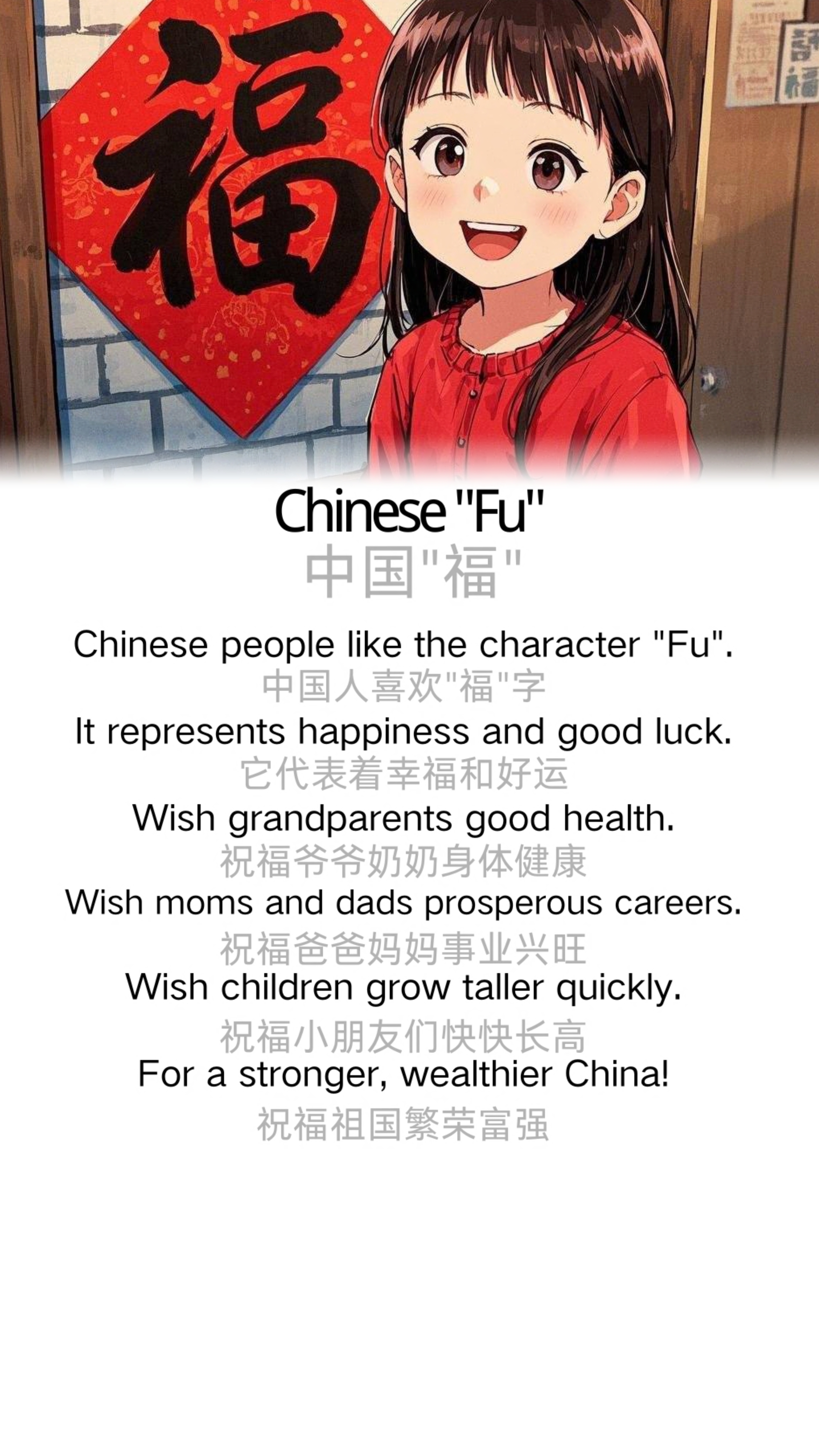 Chinese “Fu” 中国“福”