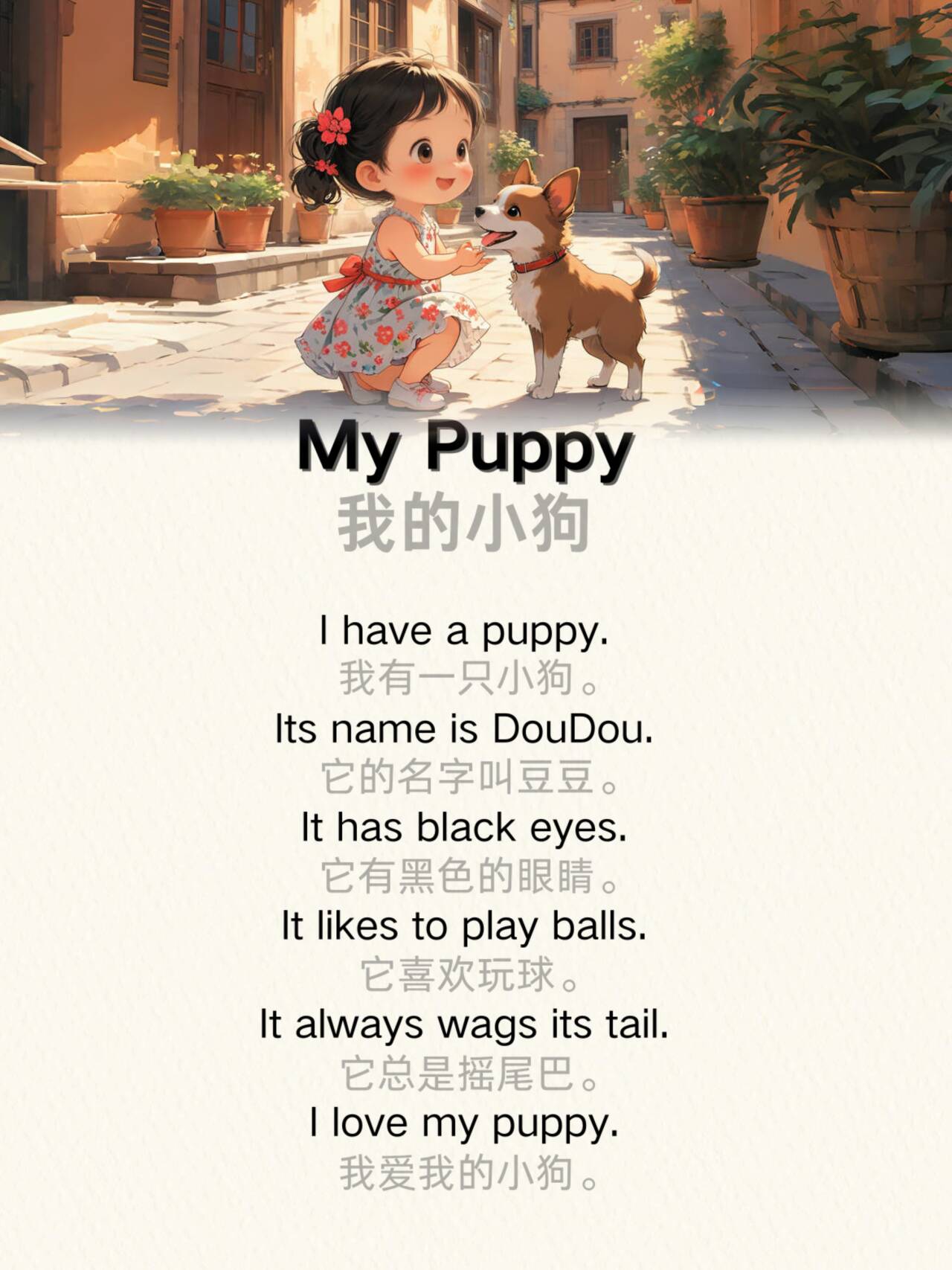 My Puppy 我的小狗