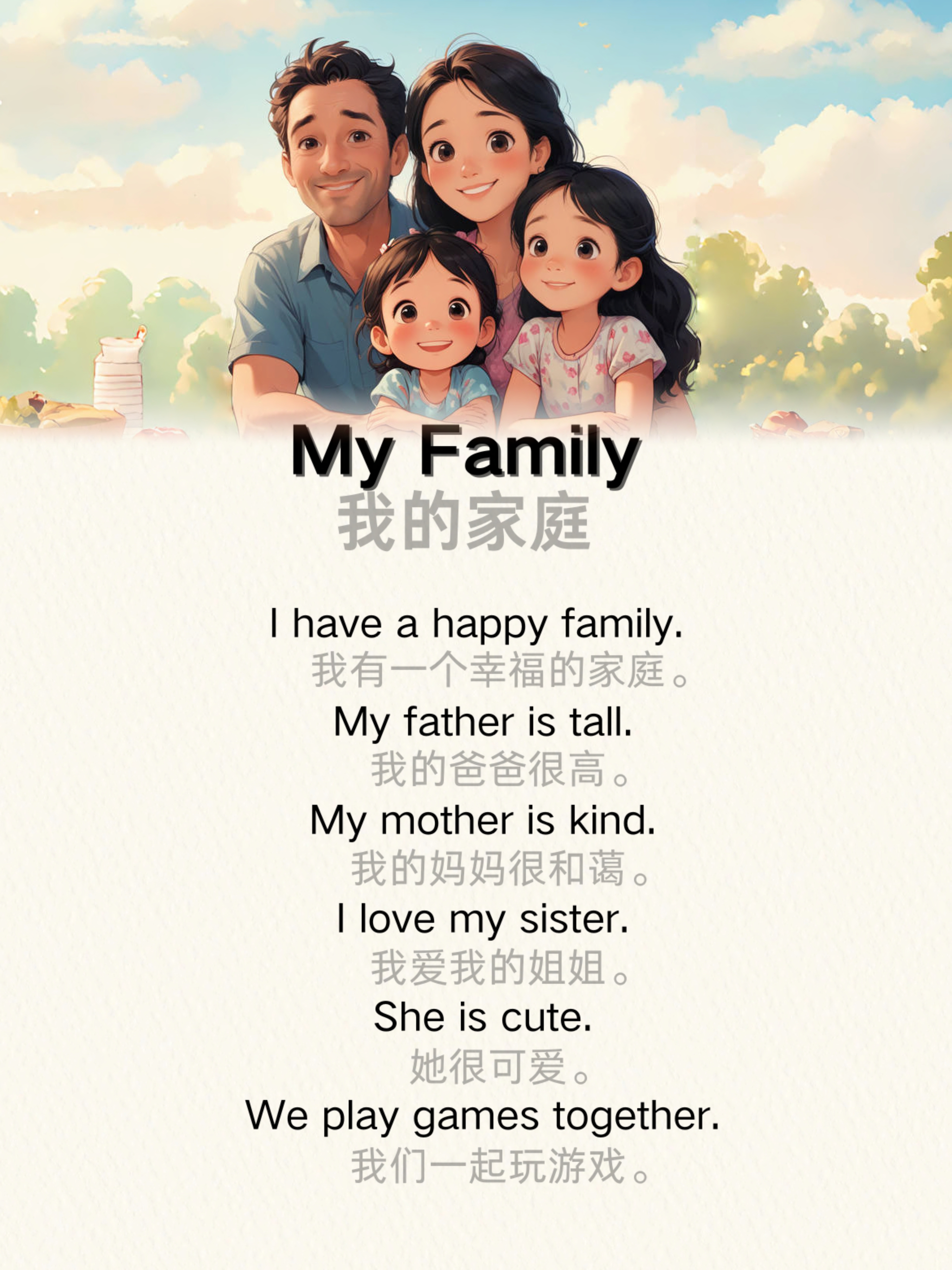 My Family 我的家庭