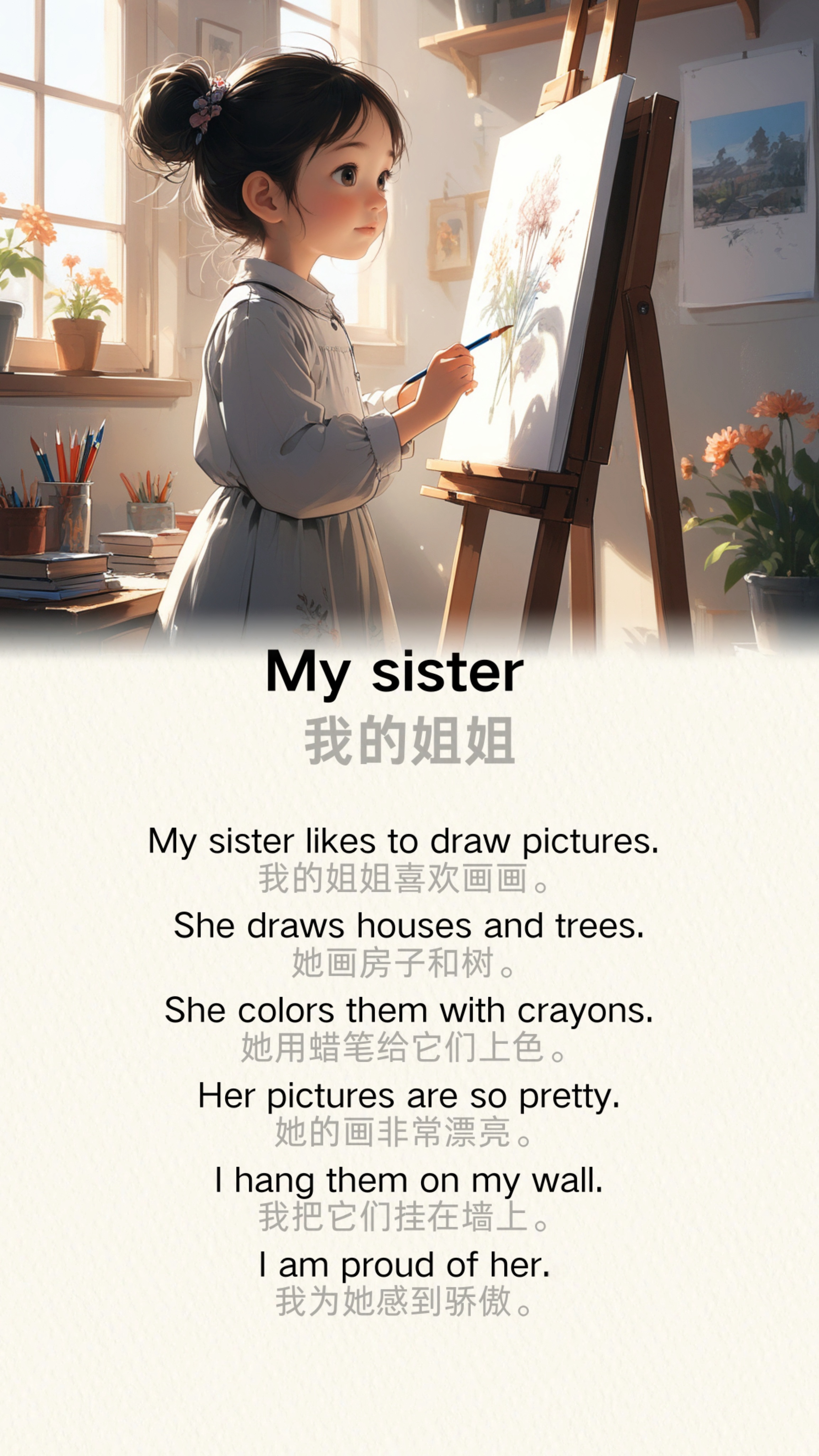 My sister  我的姐姐