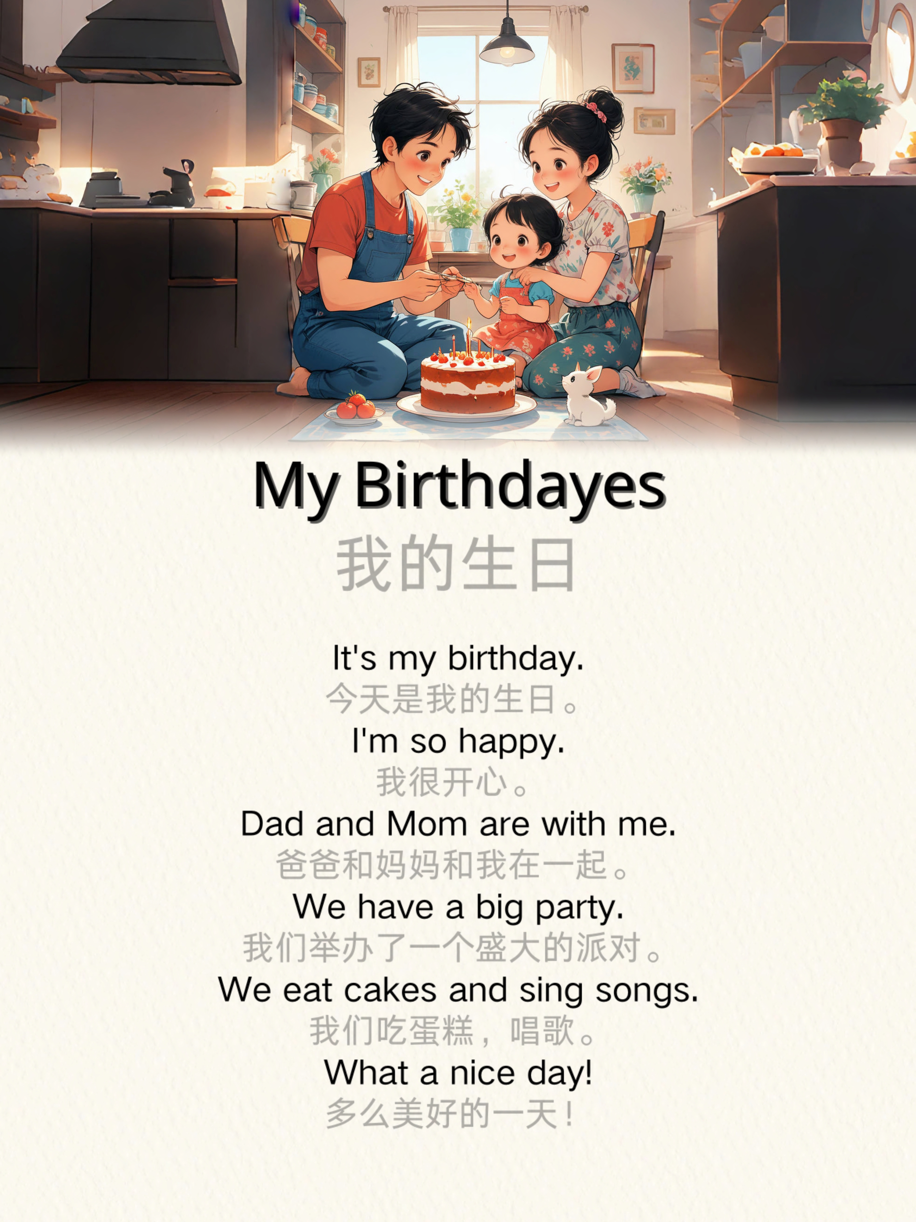 My Birthday 我的生日