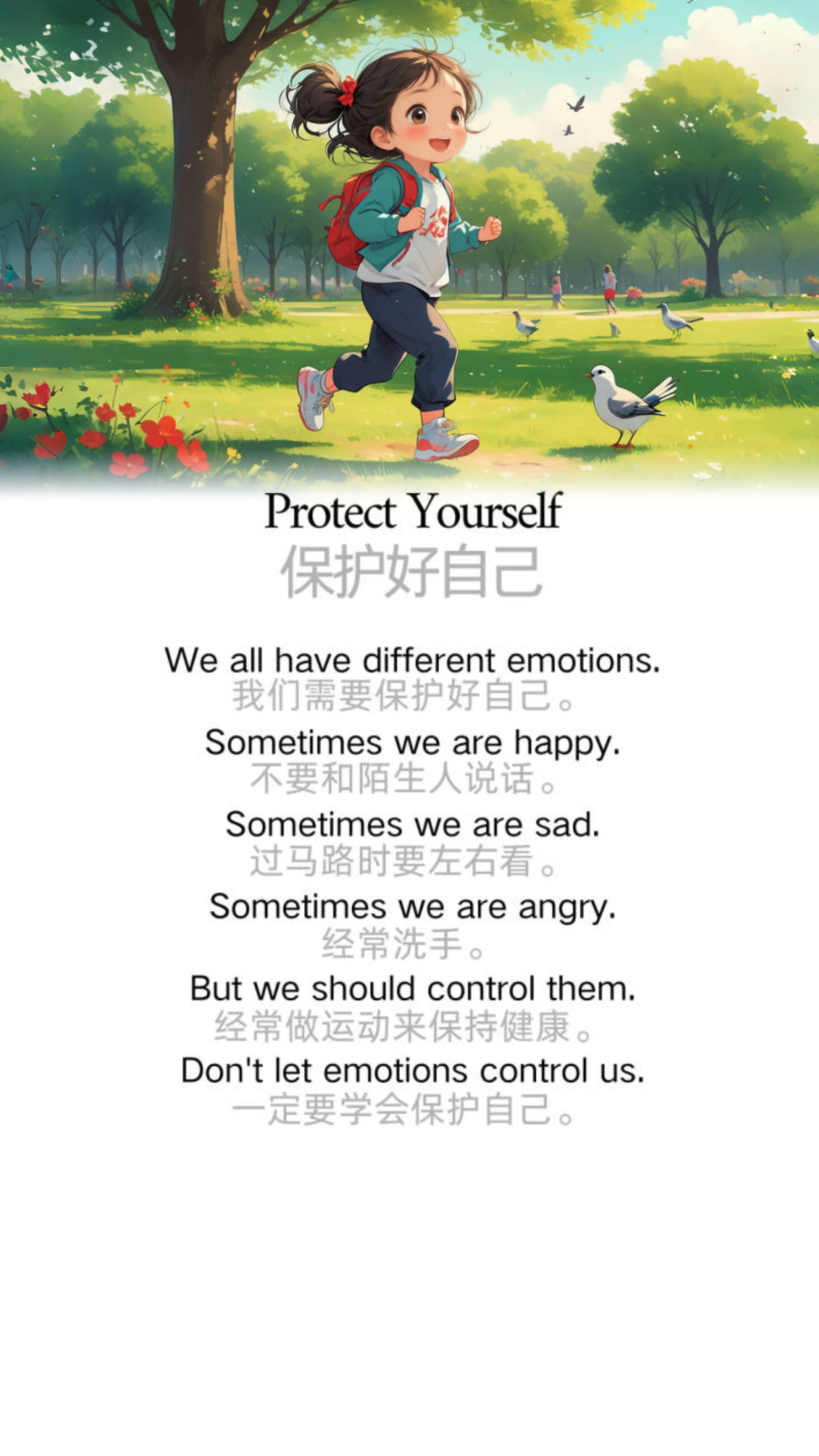 Protect Yourself 保护好自己