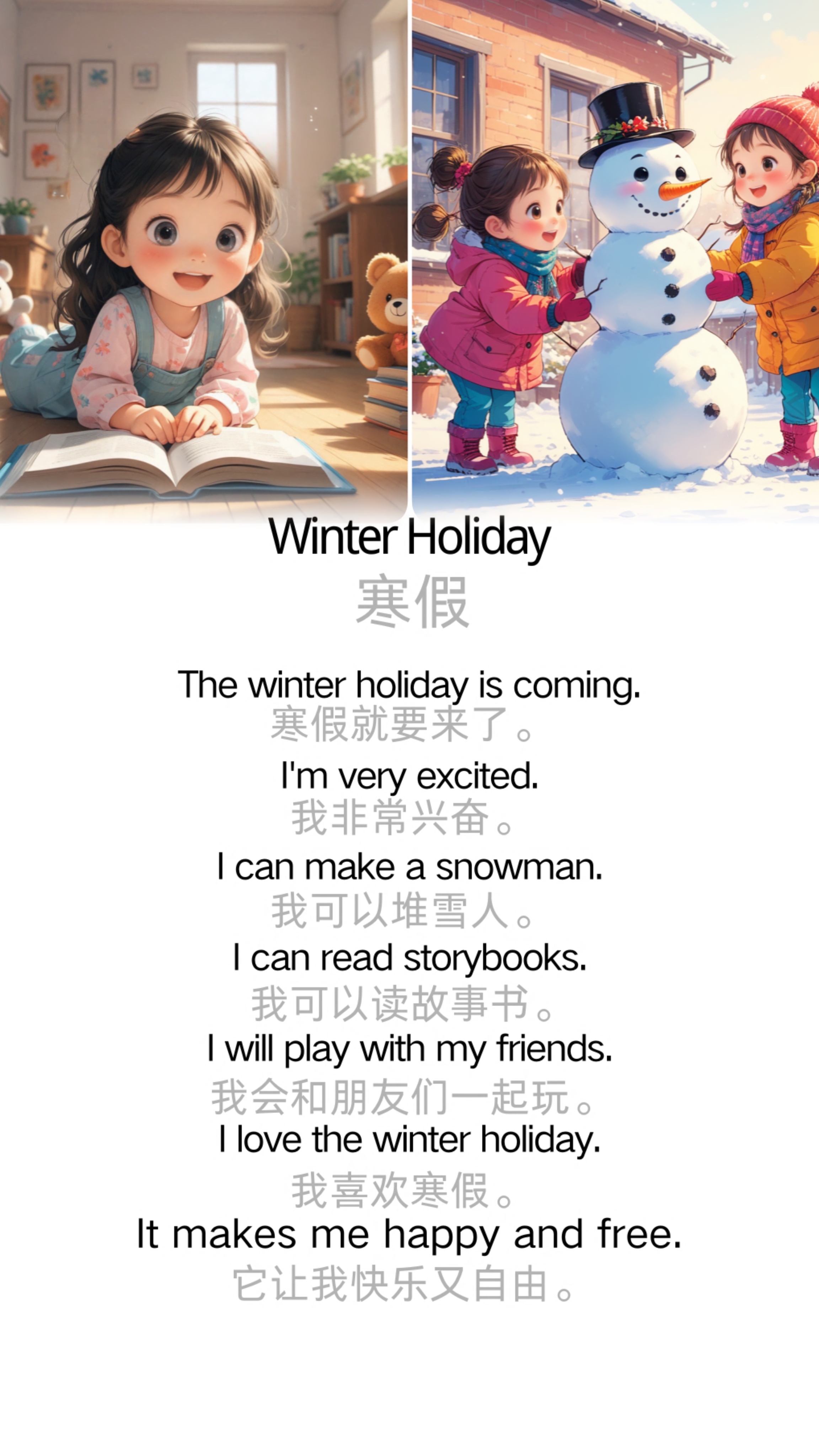 Winter Holiday 寒假